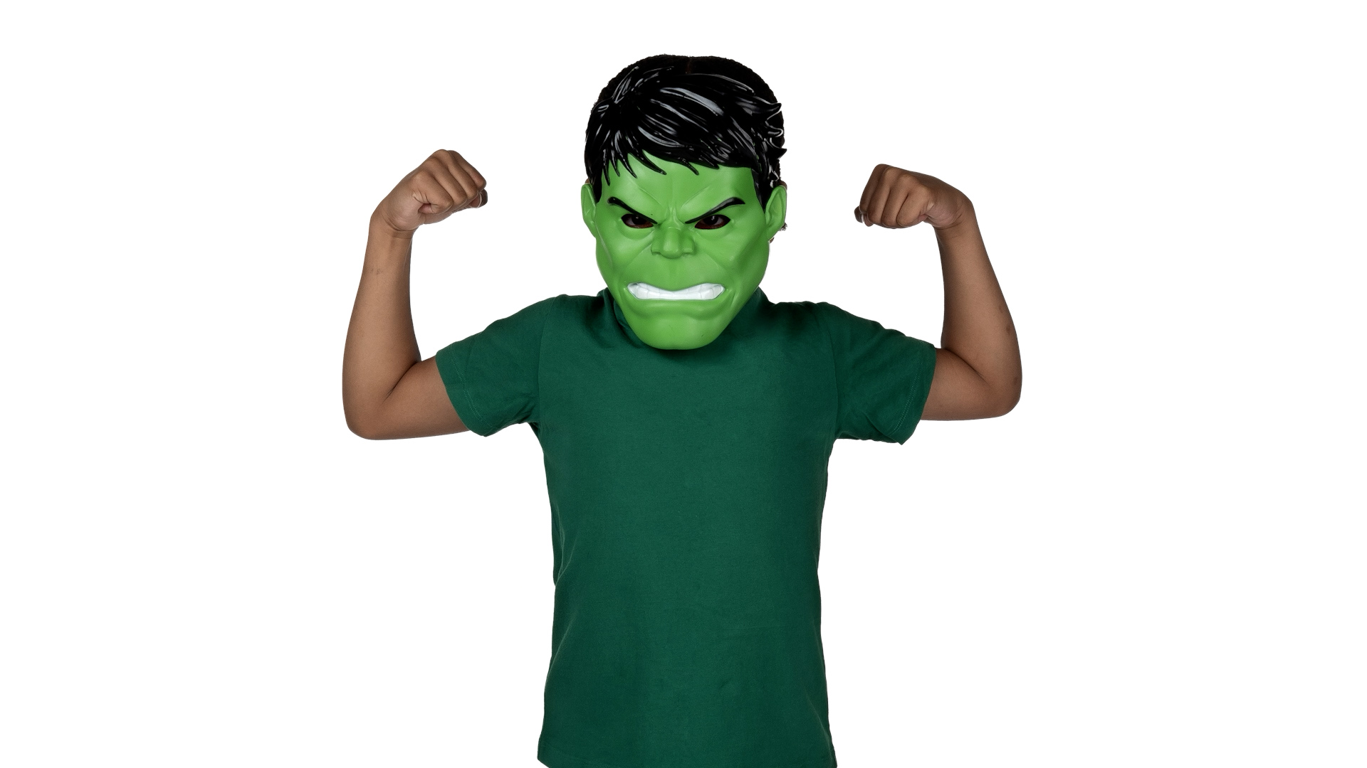 JWC1167 Hulk Child Half Mask 360 GIF Rotation